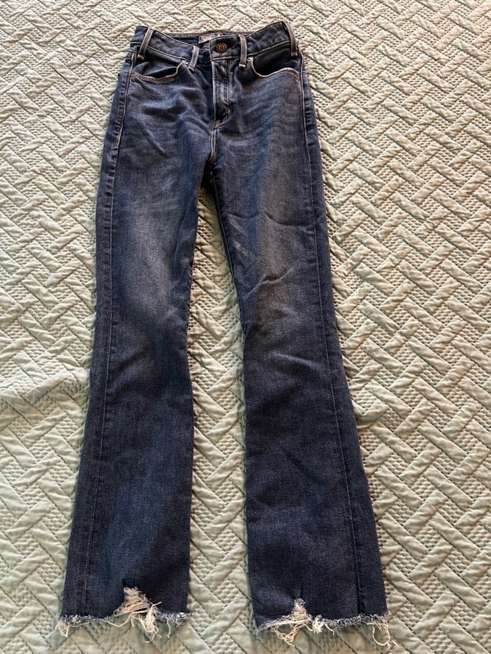 Abercrombie & Fitch Dark Blue Flare Jeans